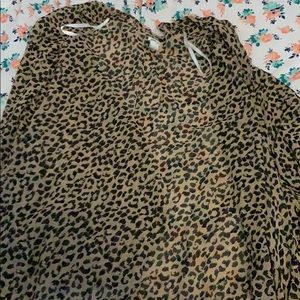 Aerie leopard kimono
